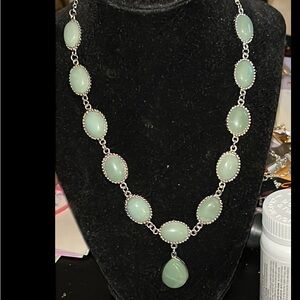 💜3 for $15 Elegant Silver and Green Necklace